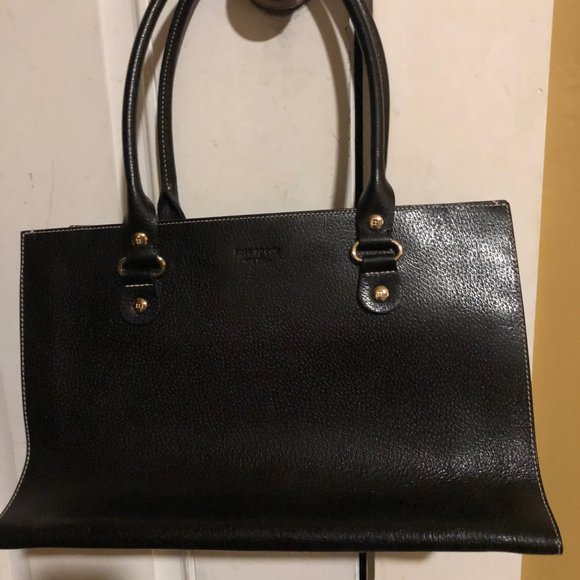 Kate Spade Black leather tote bag - Picture 7 of 8